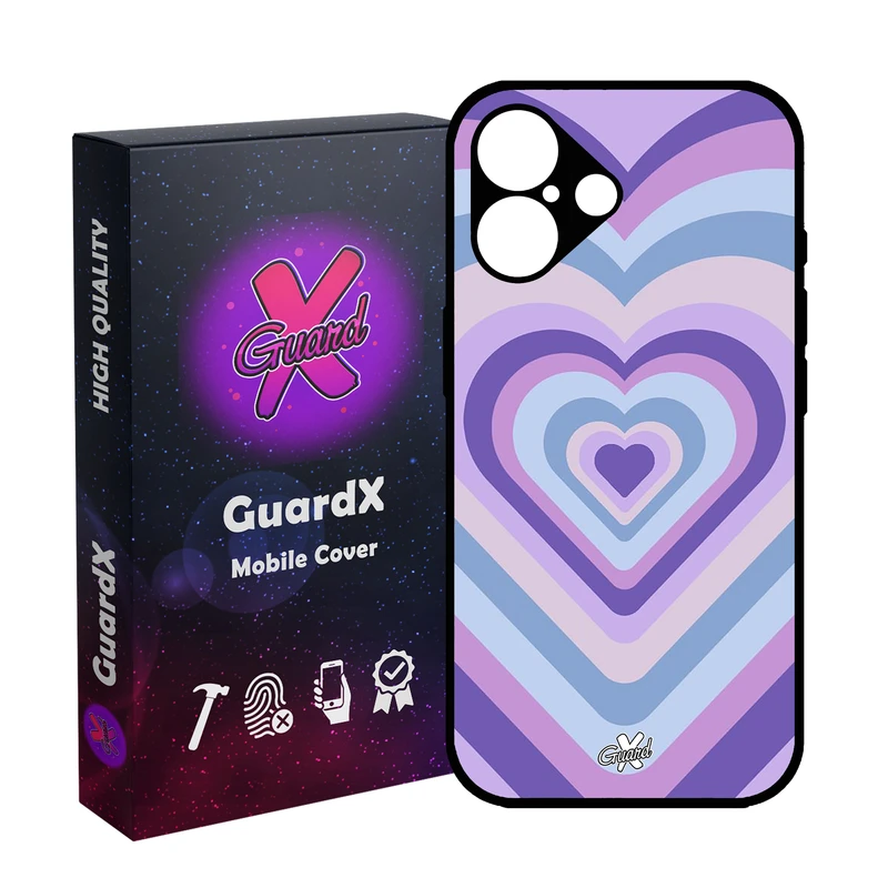 کاور گارد ایکس طرح قلب مدل 10534 مناسب برای گوشی موبایل اپل iPhone 16