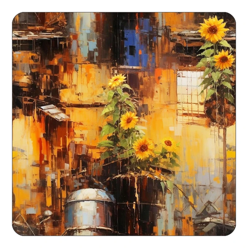 مگنت کاکتی طرح نقاشی رنگ روغن مدل mp72376