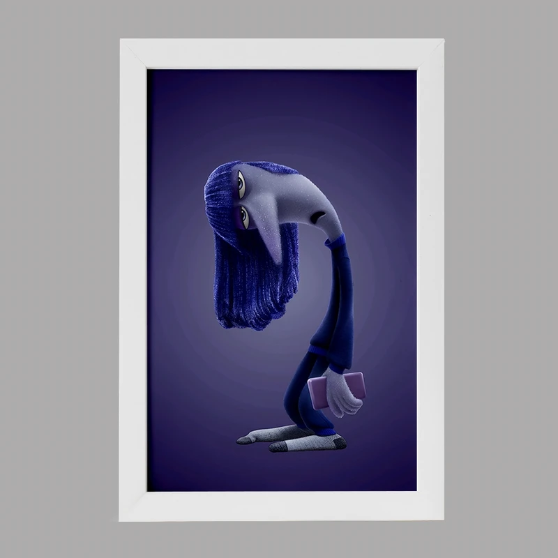 تابلو خندالو مدل شخصیت بی حوصلگی اینساید اوت کد F3349