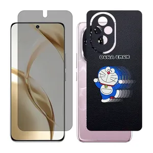 Glass Together model Privacy screen protector suitable for Honor 200 mobile phone with back cover sticker