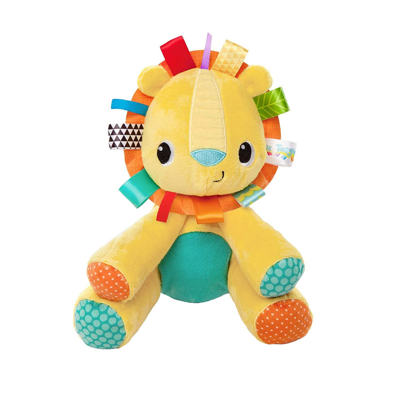 عروسک طرح شیر مدل Bright Starts Tag Play Pals کد SZ4/213 ارتفاع 25 سانتی متر