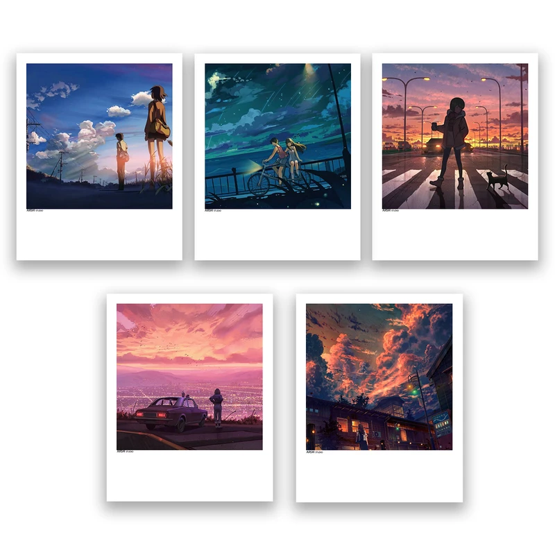 آویز تزیینی عرش مدل انیمه کد Asa505 مجموعه پنچ عددی