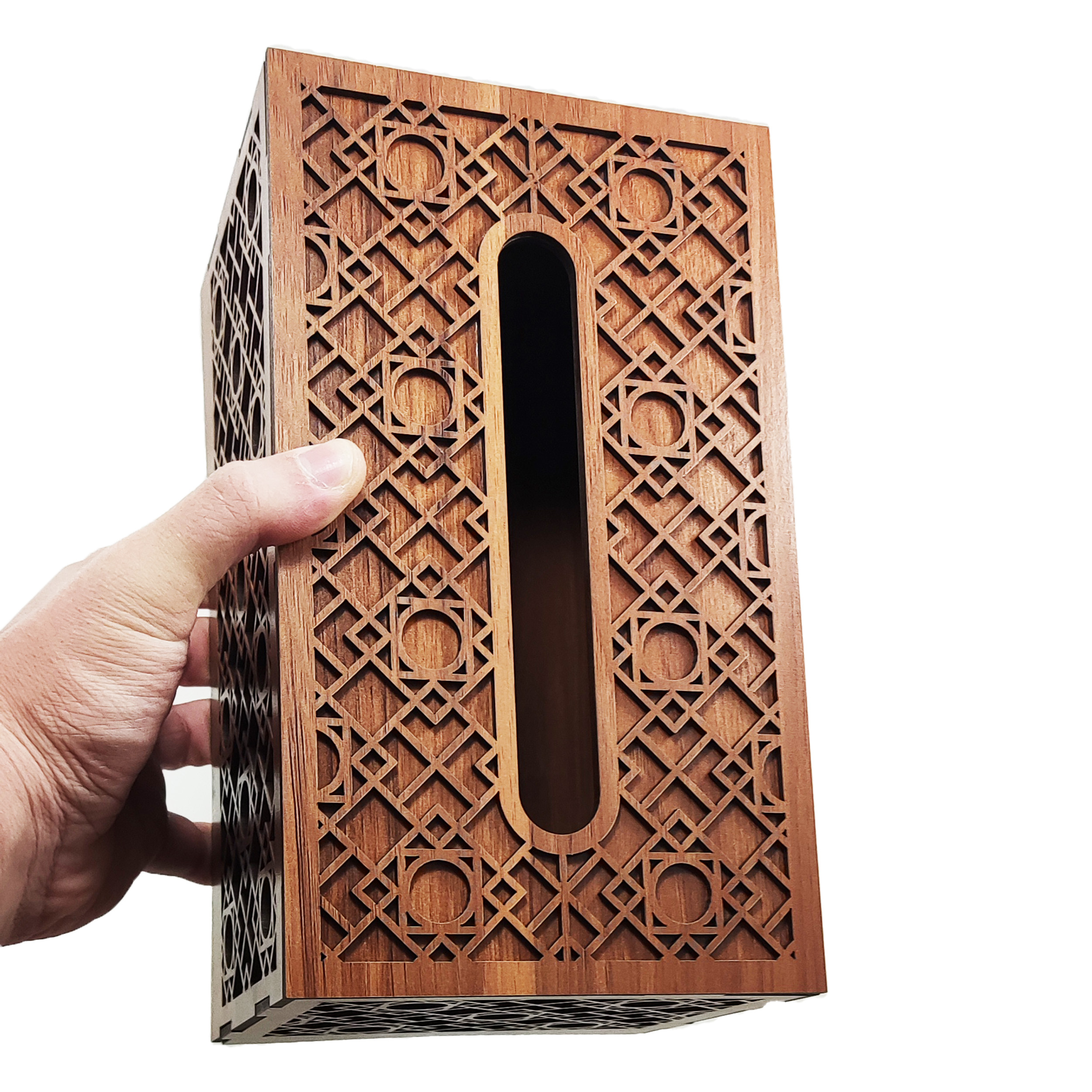 جعبه دستمال کاغذی تکچین کالا مدل MD-1