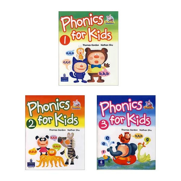 کتاب phonics For Kids اثر Thomas Gordon and Nathan shu انتشارات زبان مهر 3 جلدی