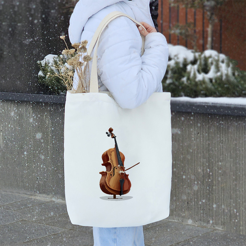 ساک خرید خندالو مدل ویولنسل کد H1630