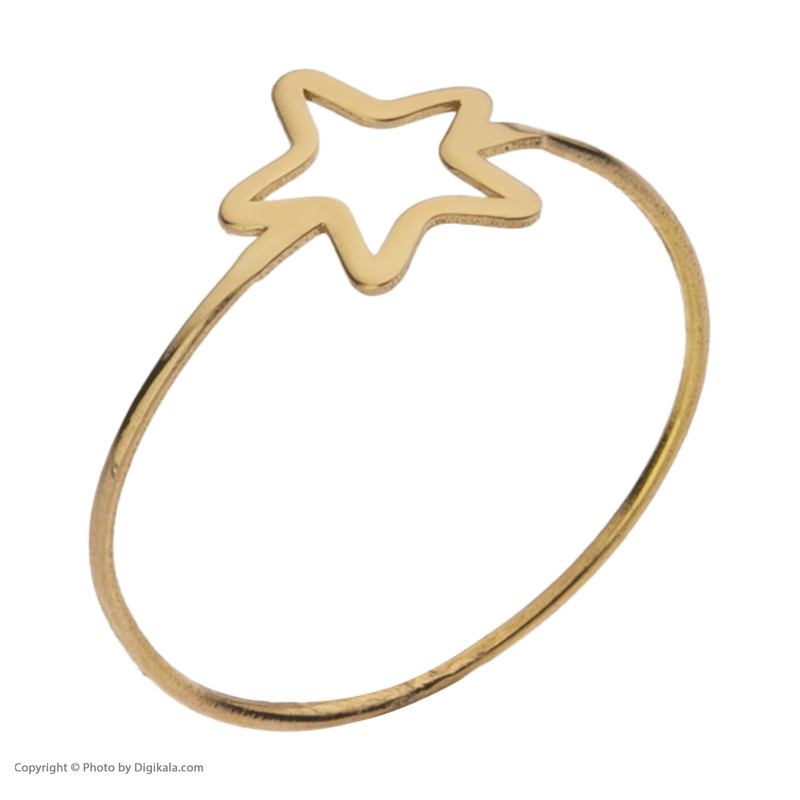 انگشتر طلا 18 عیار زنانه مایا ماهک مدل MR0896 طرح ستاره