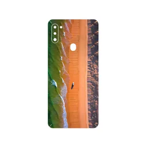 MAHOOT Beach and Green Sea Cover Sticker for Samsung Galaxy M11