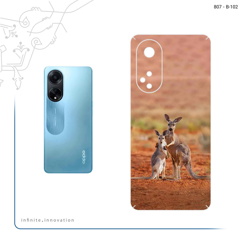 برچسب پوششی ماهوت مدل Kangaroo مناسب برای گوشی موبایل اپو A98