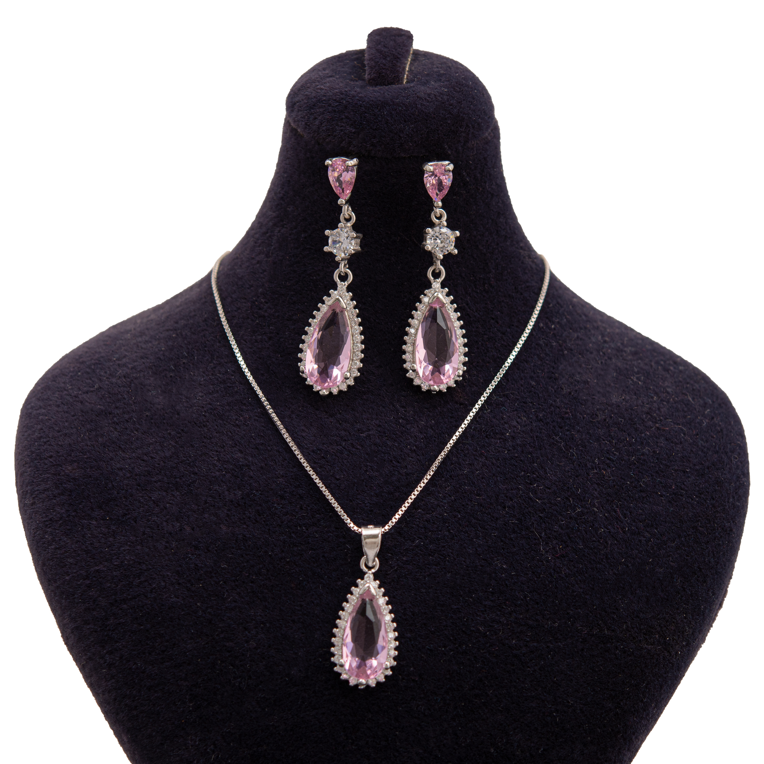 نیم ست نقره زنانه کد 2426