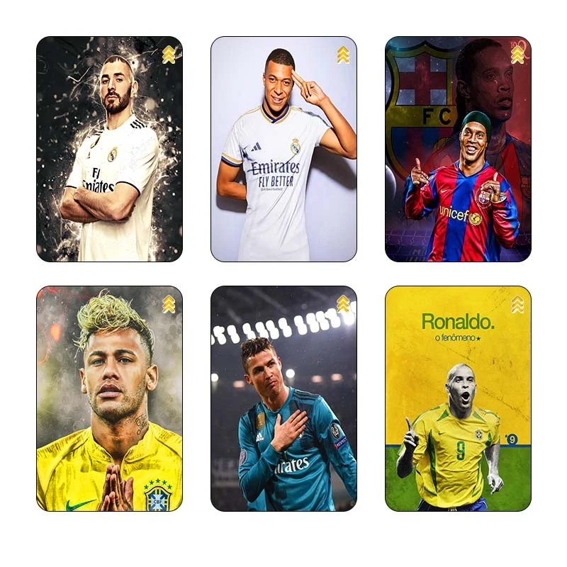 استيکر کارت کارنيکا طرح طرفداران فوتبال کد 82627 مجموعه 6 عددی