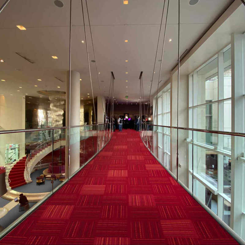 موکت پالاز مدل راش کد 8867 رنگ قرمز