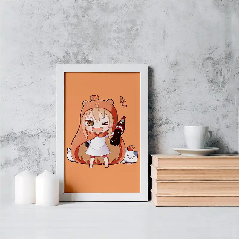 تابلو خندالو مدل دوما اومارو انیمه اوماروچان Umaru Chan کد 18476