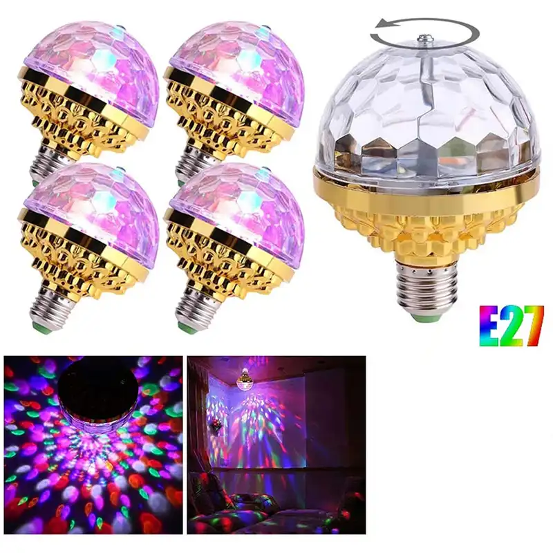 رقص نور ای لایت مدل گردان RGBYPW طرح E27