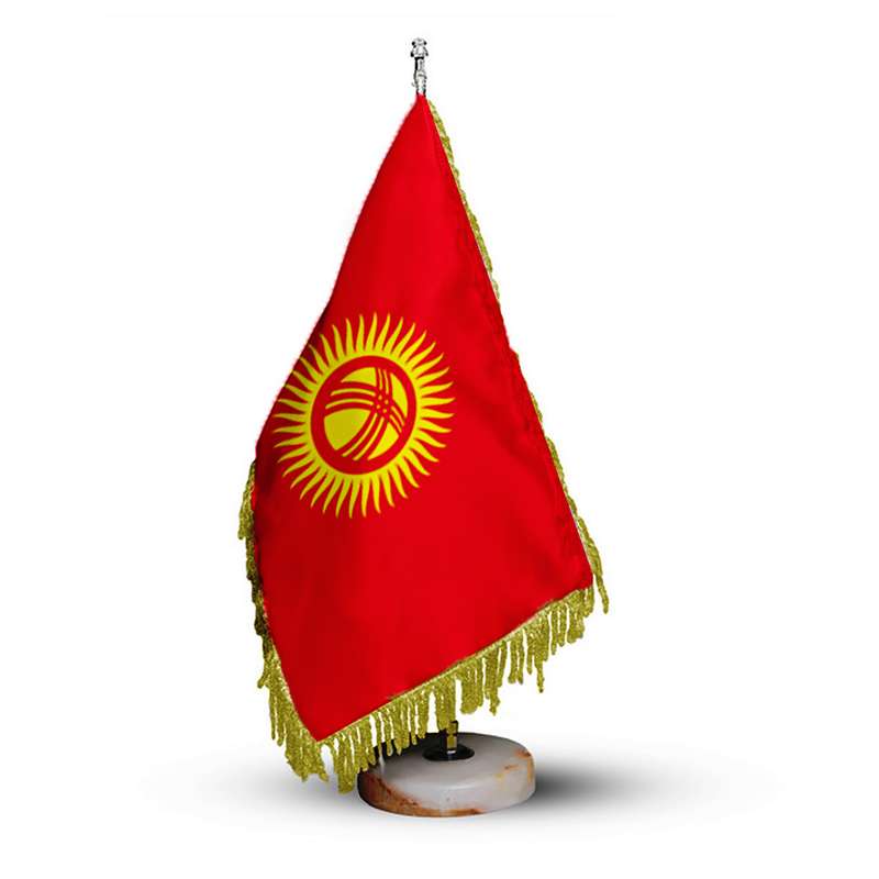 پرچم رومیزی مدل قرقیزستان