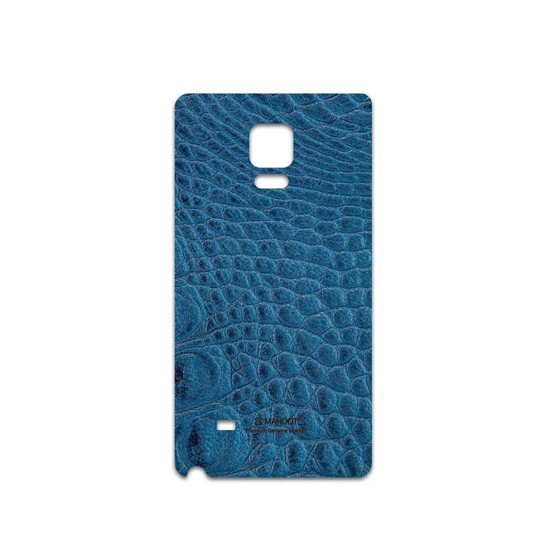 برچسب پوششی ماهوت مدل Blue-Crocodile-Leather مناسب برای گوشی موبایل سامسونگ Galaxy Note Edge