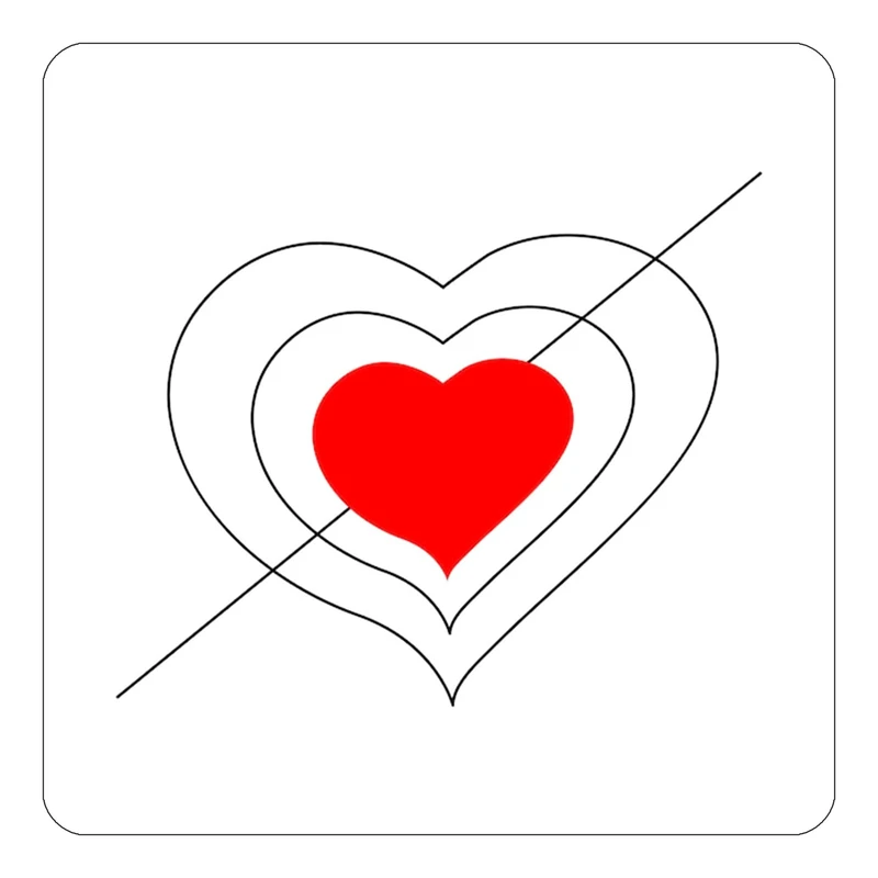 مگنت کاکتی طرح عاشقانه مدل mp40753