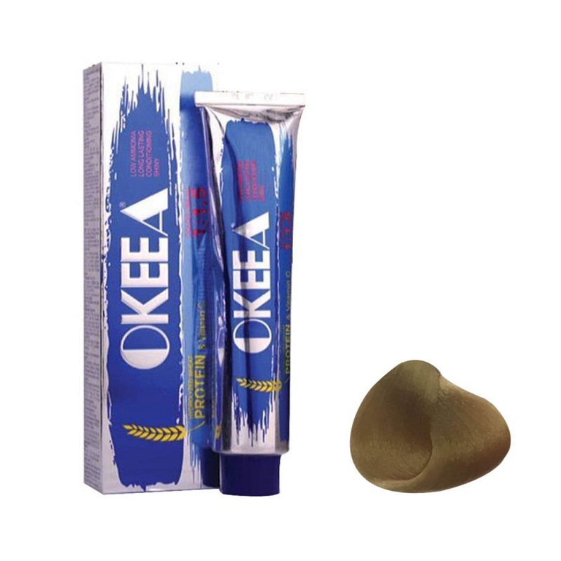 رنگ مو اکیا سری Golden شماره 8.5 حجم 200 میلی لیتر رنگ بلوند طلایی روشن