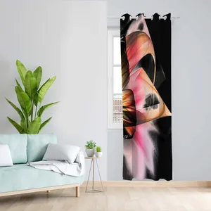 پرده طرح بال پروانه مدل مخمل پانچی کد 1481 z سایز 140x200 سانتی متر