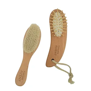 ست 2 تکه برس و شانه نوزاد فیلیپس اونت مدل چوبی