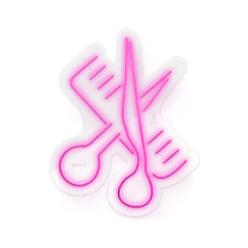 چراغ دیواری نئون دیزاین طرح Barber_PN