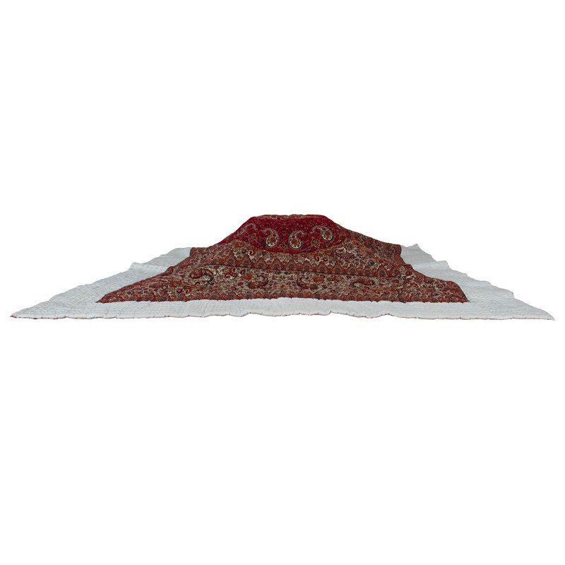 لحاف کرسی مدل درباری کد 122 سایز 350x350 سانتی متر