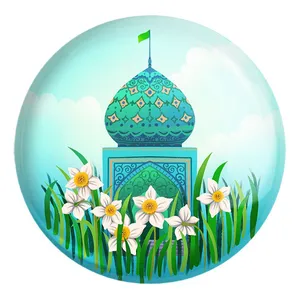 پیکسل خندالو طرح نیمه شعبان کودکانه کد 25550 مدل بزرگ