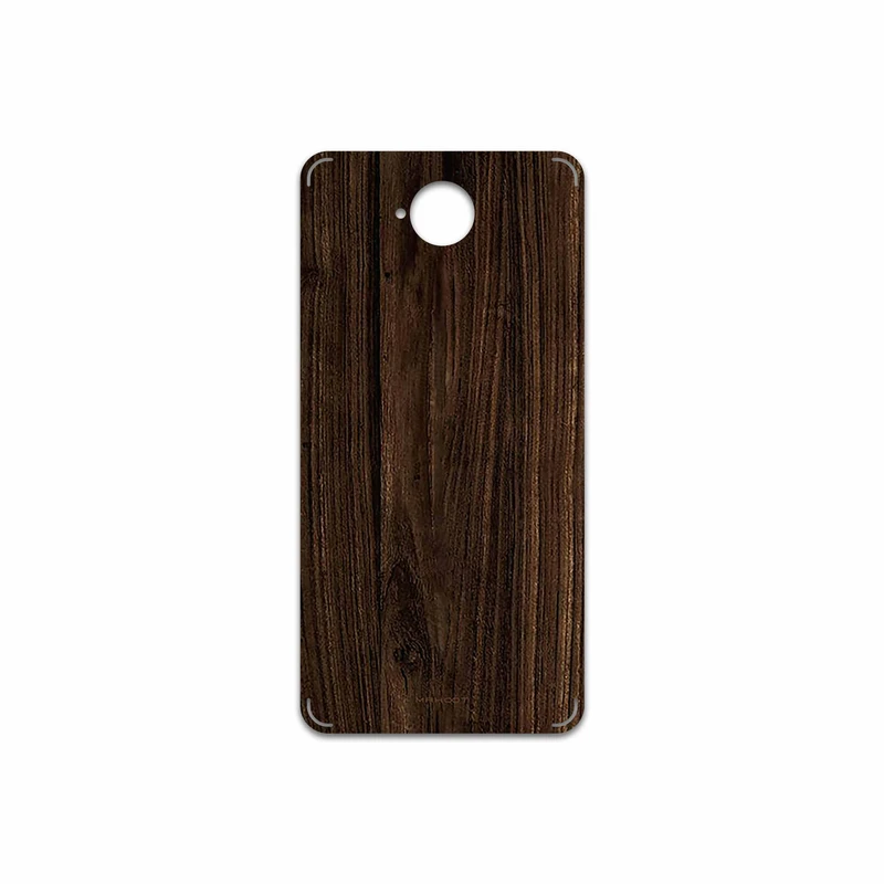 برچسب پوششی ماهوت مدل Dark Walnut Wood مناسب برای گوشی موبایل مایکروسافت Lumia 650