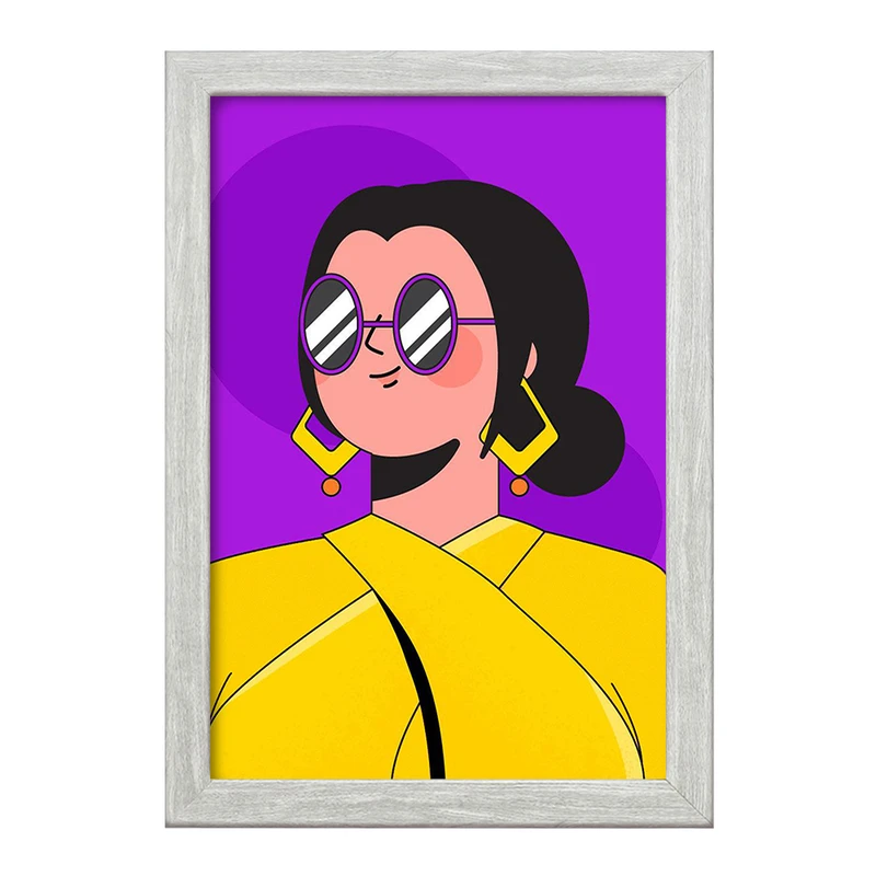 تابلو خندالو طرح دختر قوی Girl Power کد 28937