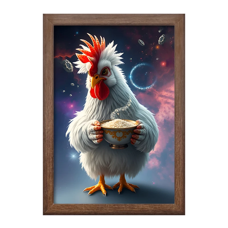 تابلو خندالو طرح خروس کد F11671