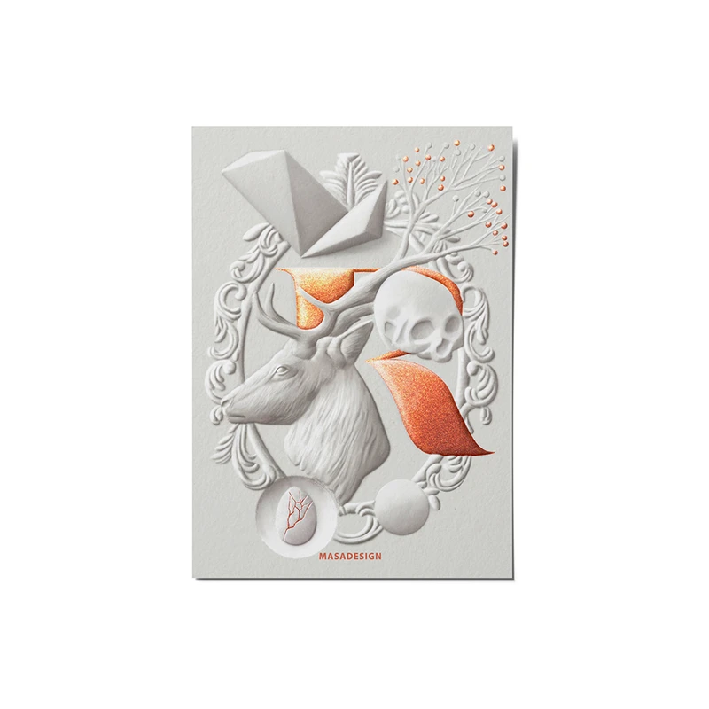 کارت پستال ماسا دیزاین مدل venus640 طرح گوزن