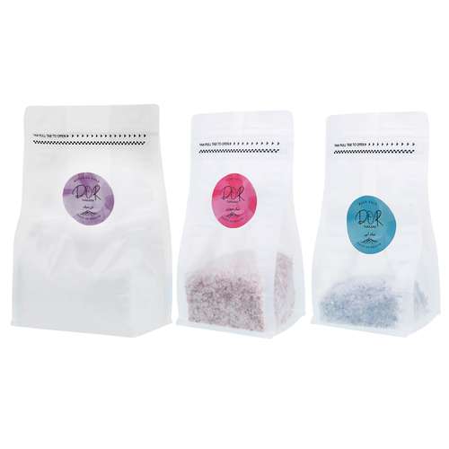 نمک صورتی و دل نمک و نمک آبی دانه شکری دُر نمک بسته 3 عددی