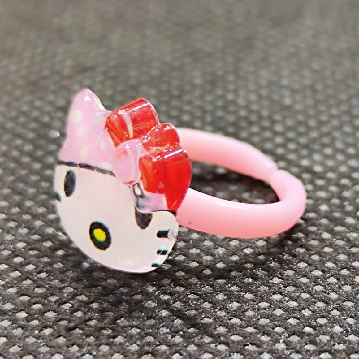 انگشتر دخترانه طرح کیتی کد 22