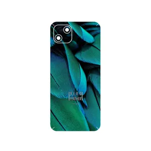 MAHOOT Green Feather Cover Sticker for Wiko T10