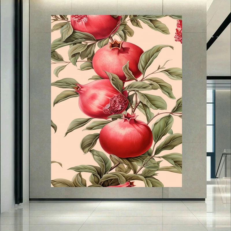  پوستر طرح نقاشی مدل انار سرخ کد PD20836