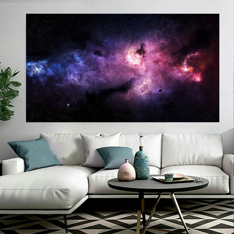 تابلو شاسی طرح کهکشان و ستارگان کد AR5020