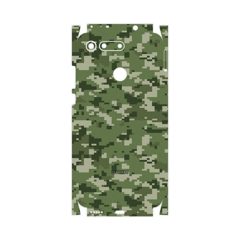 برچسب پوششی ماهوت مدل Army-Green-Pixel-FullSkin مناسب برای گوشی موبایل آنر View 20