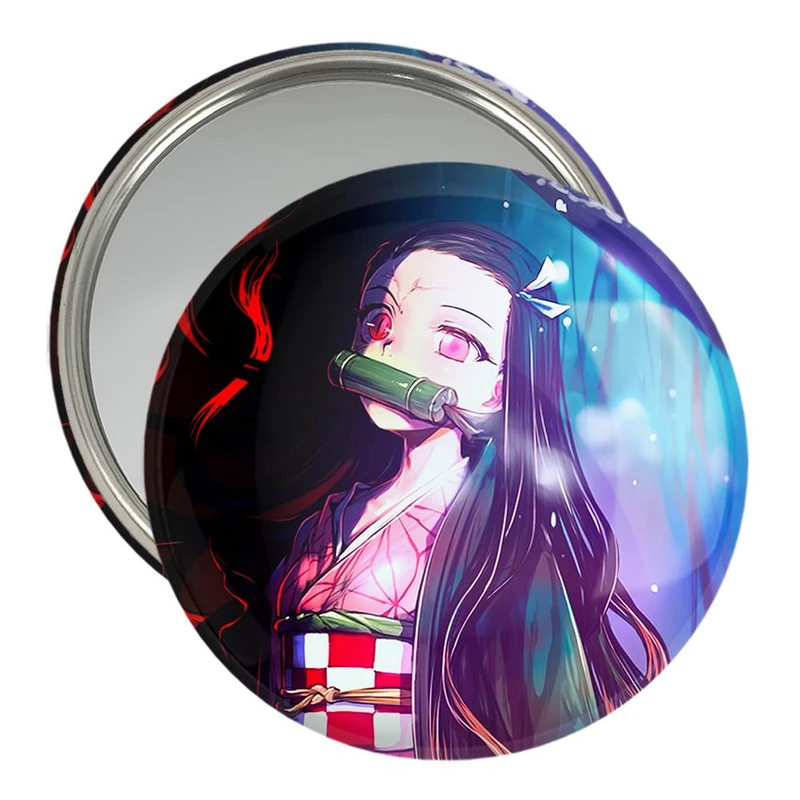 آینه جیبی خندالو مدل کامادو نزوکو انیمه شیطان کش  کد 11487