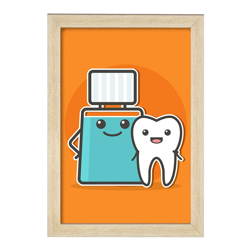 تابلو خندالو مدل دندان و دندانپزشکی کودکانه کد 27758