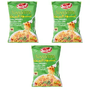 نودالیت با طعم سبزیجات الیت - 75 گرم بسته 3 عددی