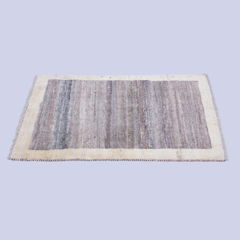 گبه دستباف یک و نیم متری طرح کف ساده کد 3130