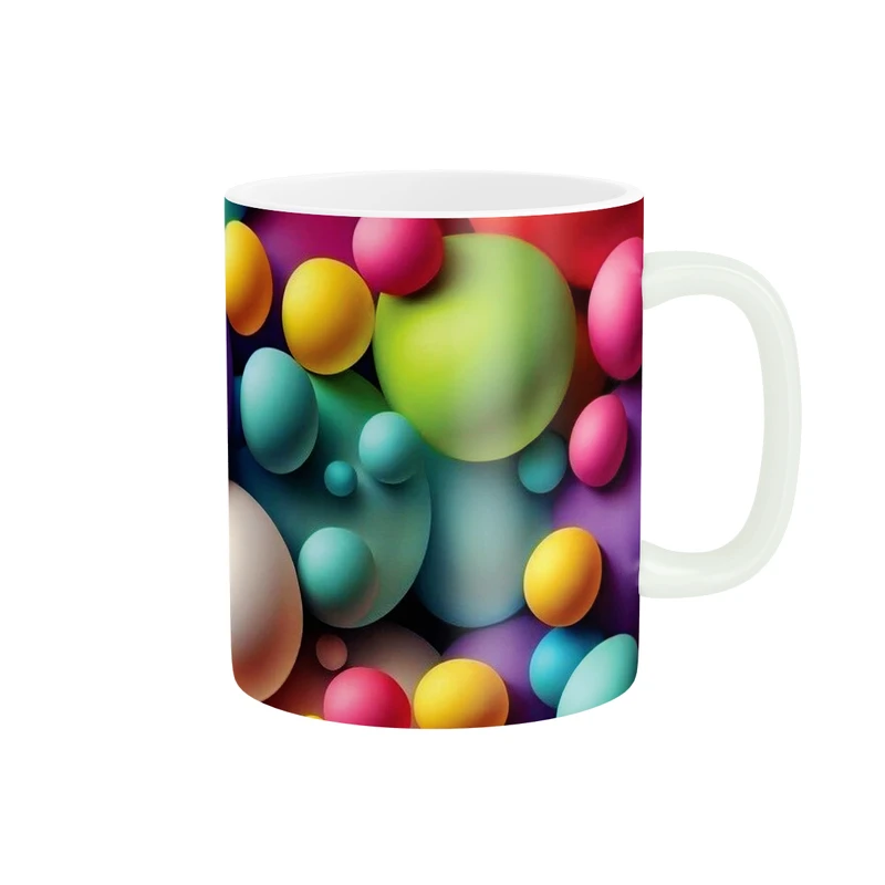 ماگ پاد آفرین مدل توپ های رنگی کد DKC1087