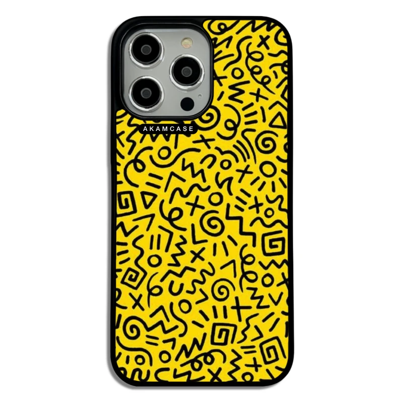 کاور آکام مدل AMC-WA14PROMAX-DOODLE3 مناسب برای گوشی موبایل اپل iPhone 14 Pro Max