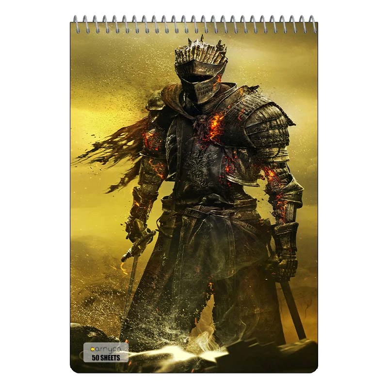 دفتر نقاشی 50 برگ سیمی کارنیکا طرح Dark Souls کد 77754