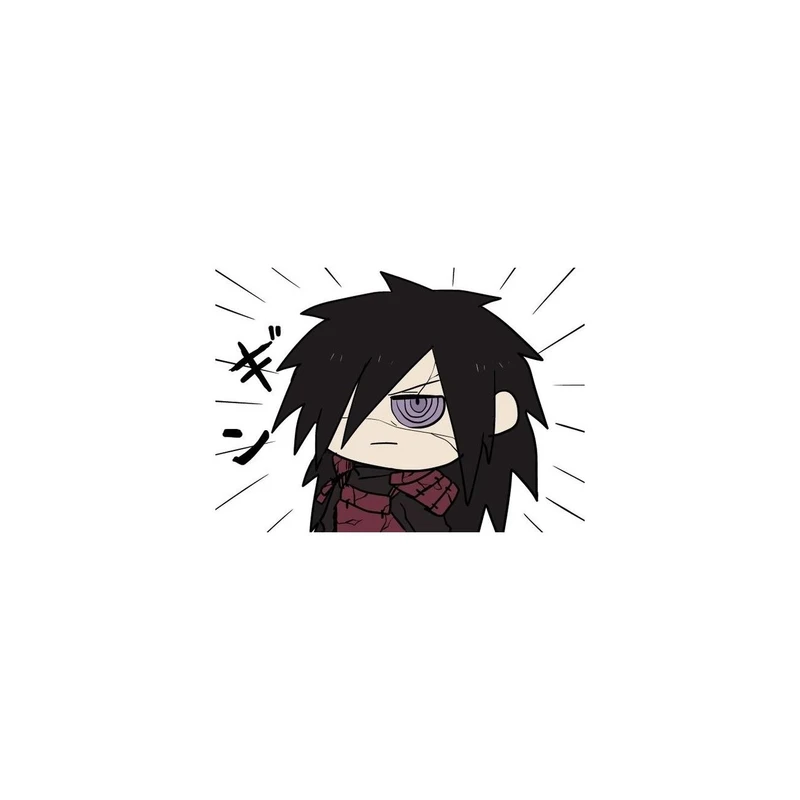 استیکر لپ تاپ و موبایل مدل انیمه طرح ناروتو مادارا اوچیها کد 6024