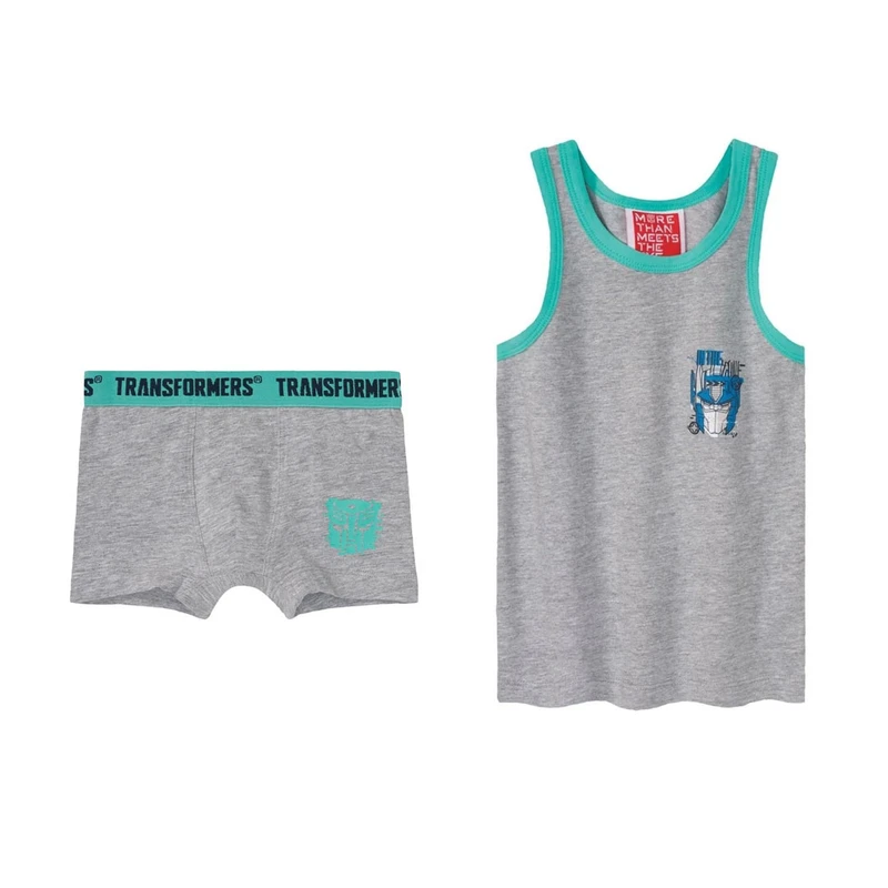 ست شورت و زیرپوش پسرانه مدل transformers کد 8888