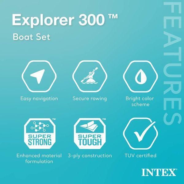 قایق بادی اینتکس مدل Explorer300 -  - 2