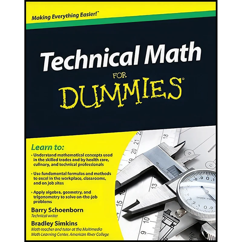کتاب Technical Math For Dummies اثر جمعي از نويسندگان انتشارات For Dummies