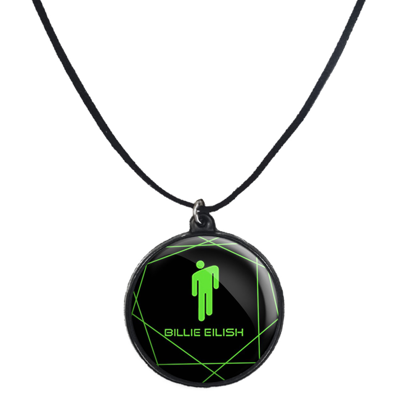 گردنبند پرمانه طرح بیلی آیلیش کد pmb.8390 مدل دو طرفه