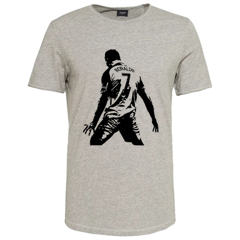 تیشرت آستین کوتاه مردانه مدل M181 رنگ طوسی