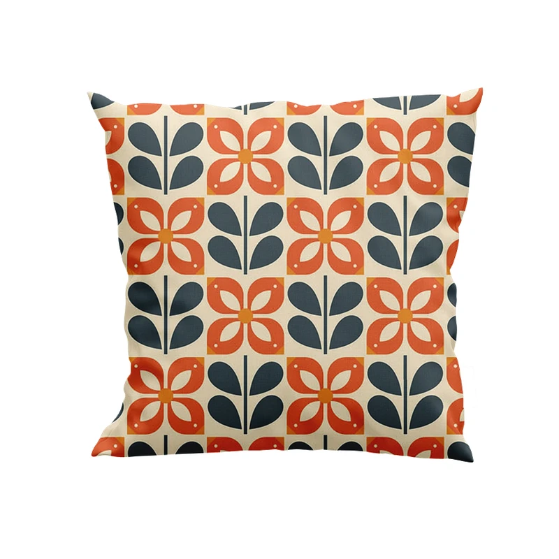 کوسن پاد آفرین مدل گل های فانتزی کد DKK630